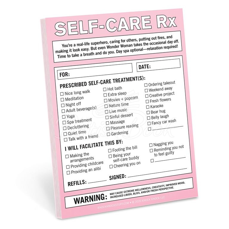 Бумага для заметок Self-Care Rx Nifty Note изображение 1