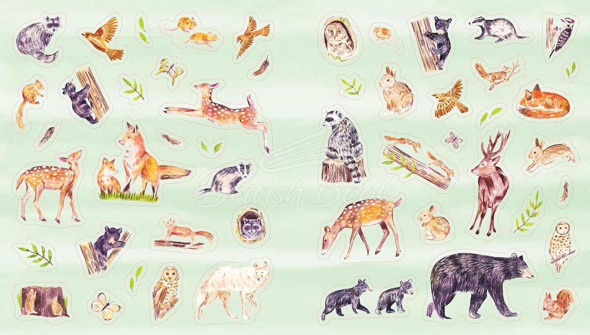 Стикербук A Nature Lover's Sticker Book изображение 3