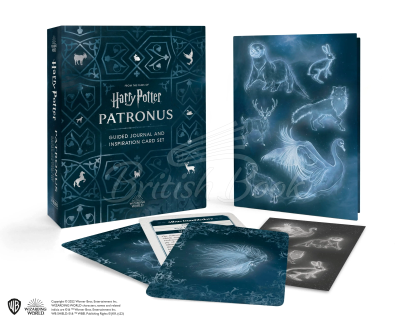 Подарочный набор Harry Potter: Patronus Guided Journal and Inspiration Card Set изображение 1