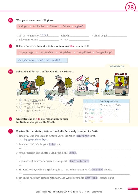 Рабочая тетрадь Beste Freunde A2.2 Arbeitsbuch mit Audios online изображение 5
