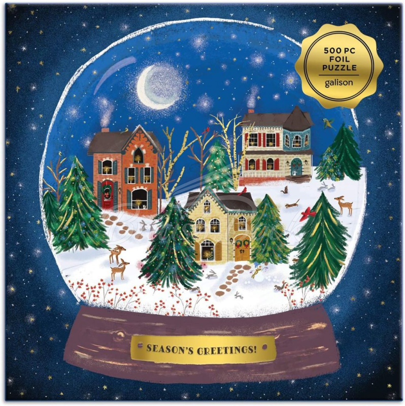 Пазл Winter Snow Globe 500 Piece Puzzle зображення 1