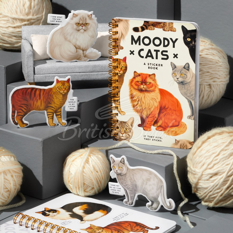 Стікербук Moody Cats Sticker Book зображення 7