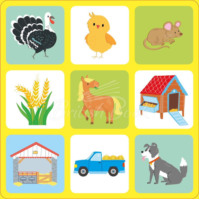 Настольная игра Farm Matching Games and Book изображение 5