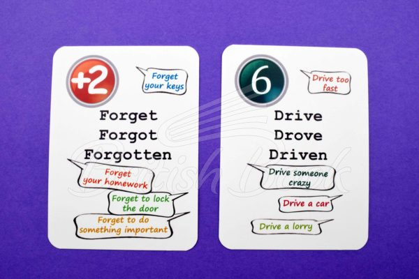 Картки Fun Card English: Irregular Verbs зображення 6