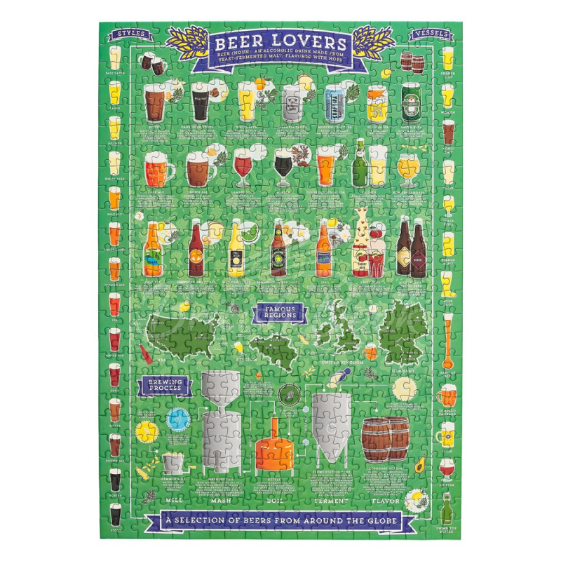 Пазл Beer Lover's 500 Piece Jigsaw Puzzle зображення 2