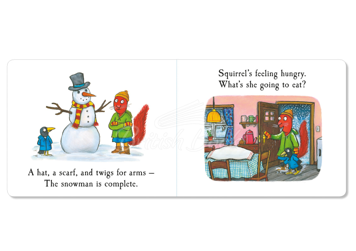Книга Squirrel's Snowman изображение 2