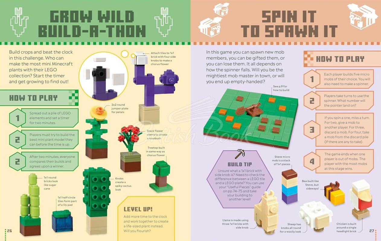 Книга LEGO Minecraft Games Book зображення 3