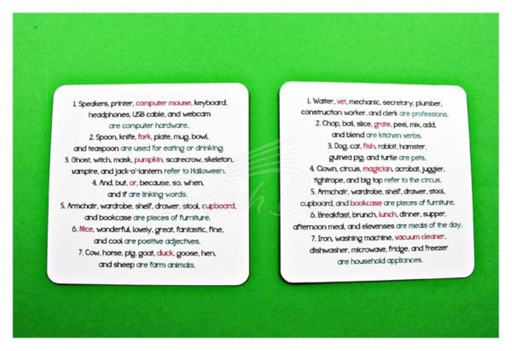 Карточки Vocabulary Builder Level A2 изображение 5