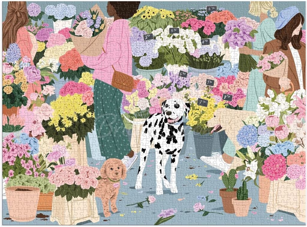 Пазл Flower Market 1000 Piece Puzzle изображение 2