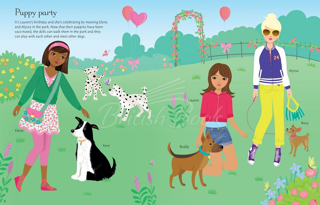 Книга Sticker Dolly Dressing: Dogs and Puppies зображення 1