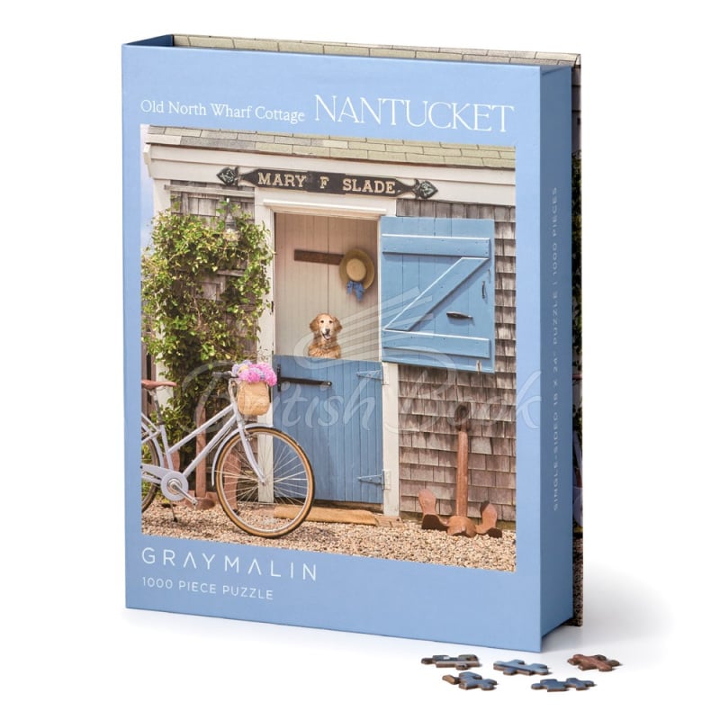 Пазл Gray Malin Old North Wharf Cottage Nantucket 1000 Piece Puzzle изображение 1