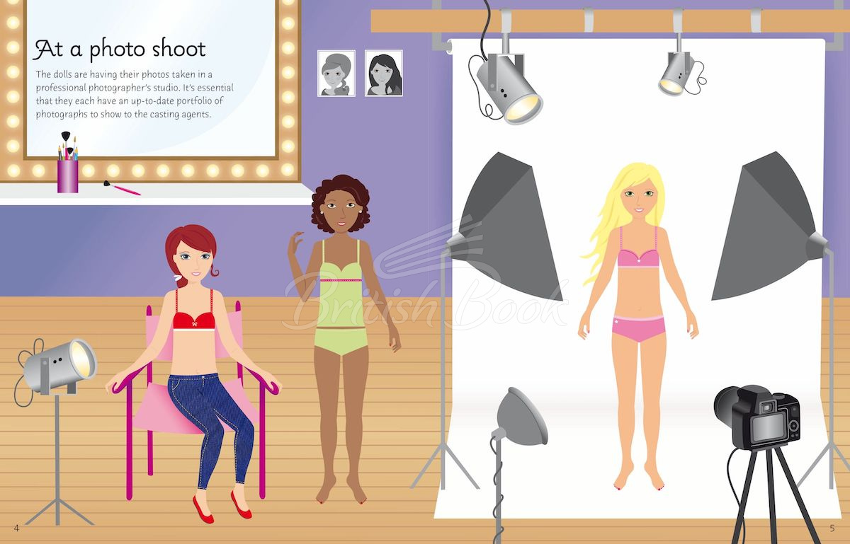 Книга Sticker Dolly Dressing: Movie Stars зображення 5