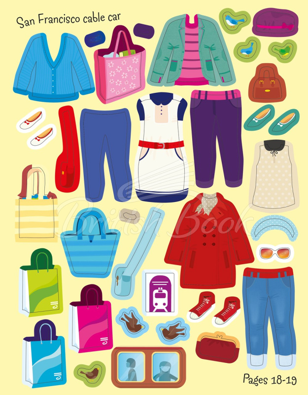 Книга Sticker Dolly Dressing: Travel зображення 6