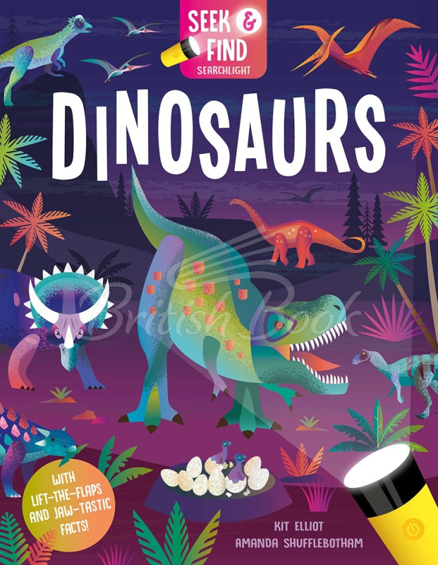 Книга Seek and Find Searchlight: Dinosaurs зображення