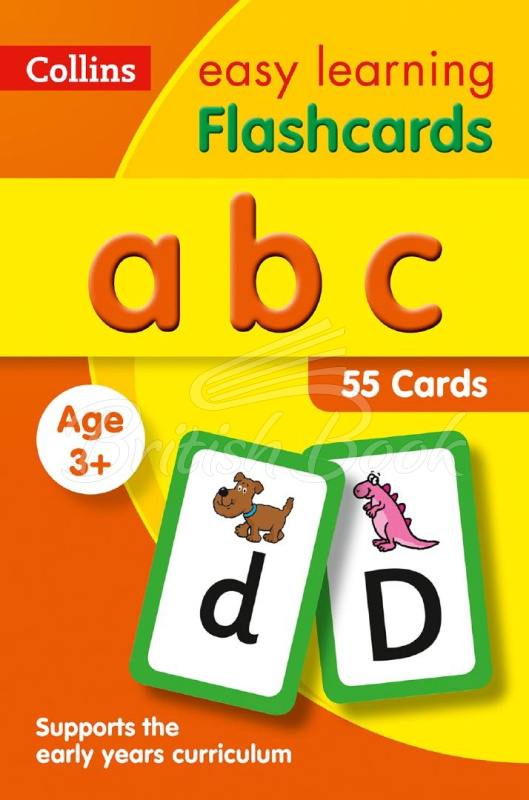 Картки Collins Easy Learning Preschool: abc Flashcards зображення