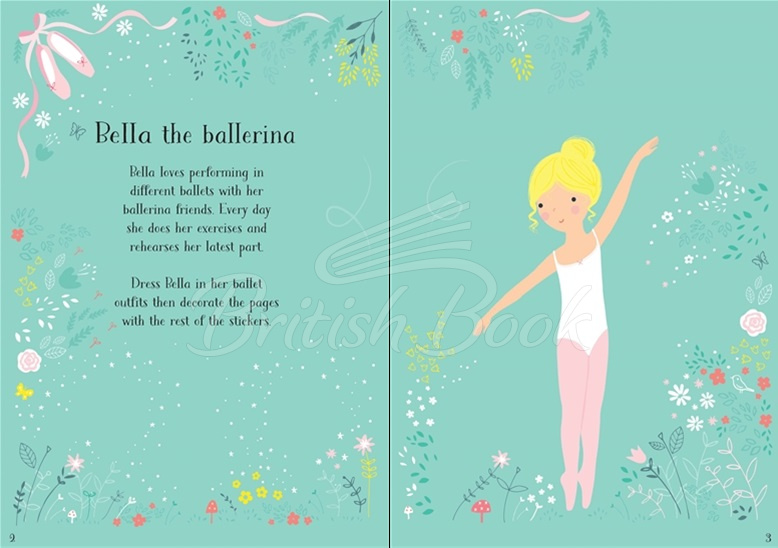 Книга Little Sticker Dolly Dressing: Ballerina зображення 3