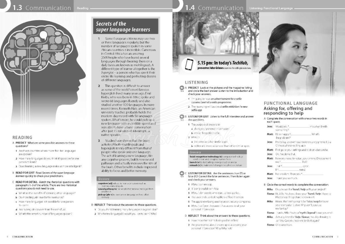 Робочий зошит Language Hub Intermediate Workbook with key зображення 3