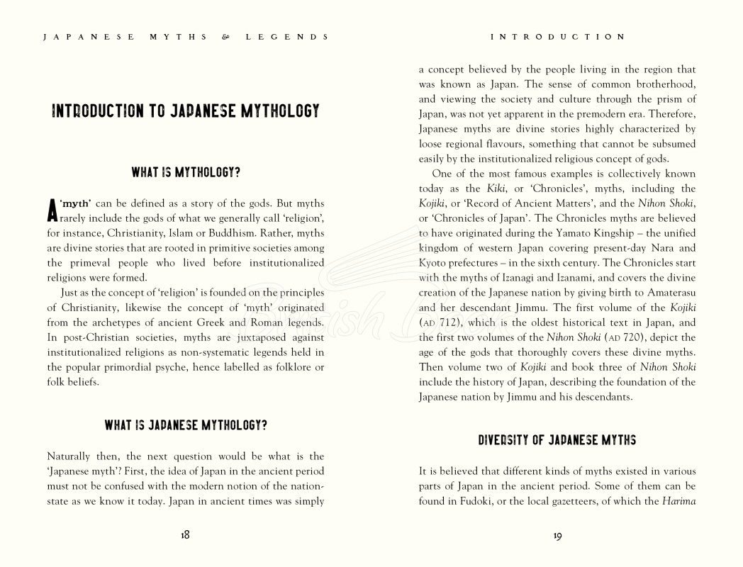 Книга Japanese Myths & Legends: Tales of Heroes, Gods & Monsters изображение 1