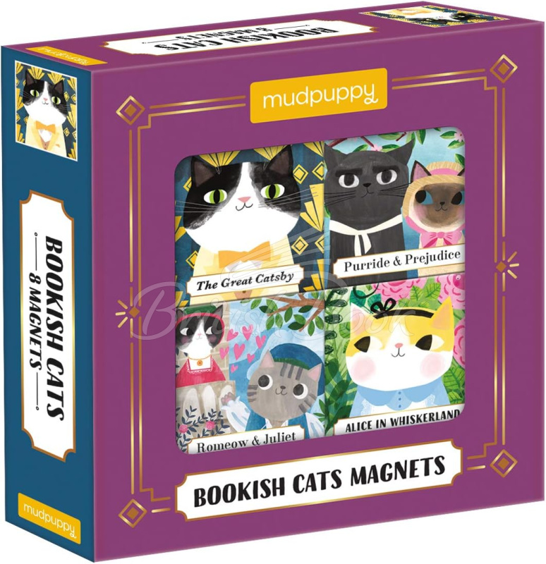 Набір Bookish Cats Magnets зображення