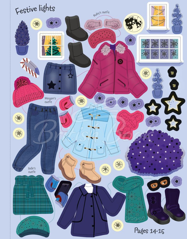 Книга Sticker Dolly Dressing: Winter Wonderland изображение 6