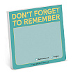 Don't Forget to Remember Sticky Note (Pastel)