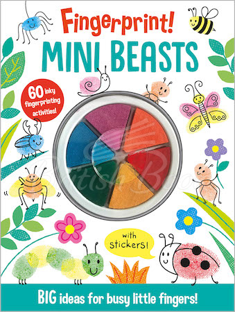 Книга Fingerprint! Mini Beasts изображение