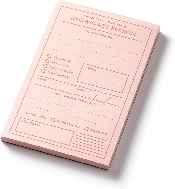 Бумага для заметок Grown-ass Person Memo Pad изображение 1