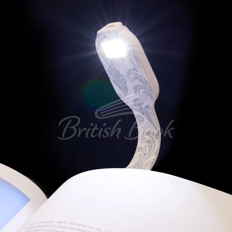 Ліхтарик для книжок Flexilight Rechargeable White Flowers зображення 4