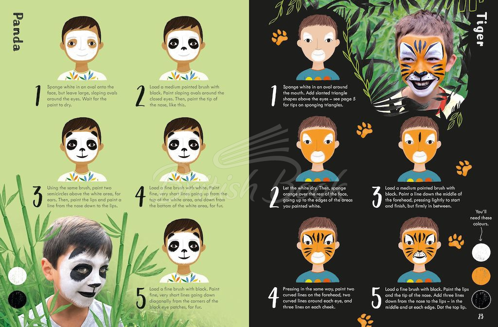 Книга The Usborne Book of Face Painting изображение 3