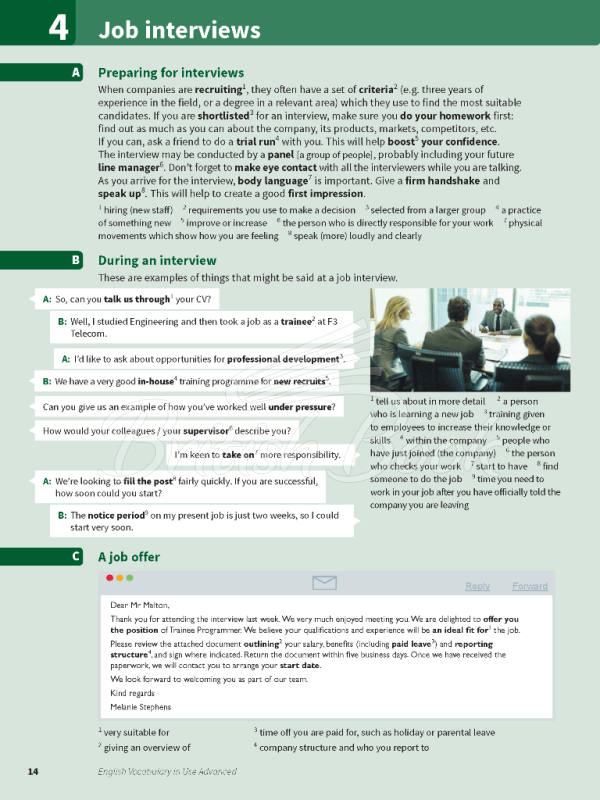 Книга English Vocabulary in Use Third Edition Advanced and answer key изображение 9