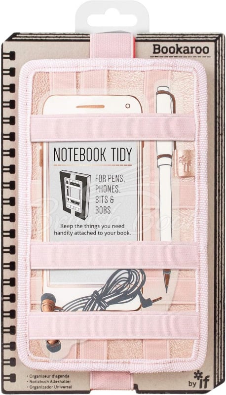 Держатель для ручки Bookaroo Notebook Tidy Rose Gold изображение