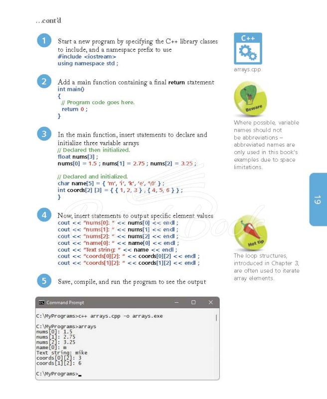 Книга C++ Programming in Easy Steps 6th Edition зображення 17