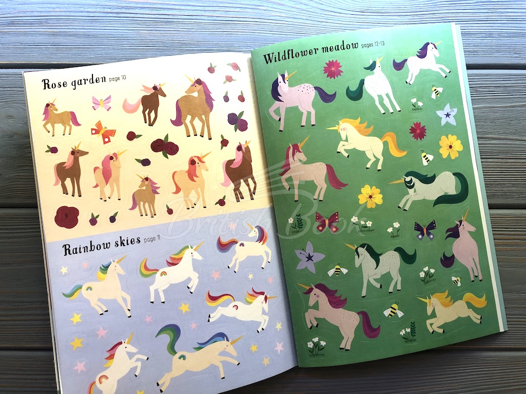 Книга Little First Stickers: Unicorns изображение 2