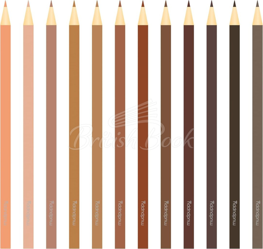 Набір We Are Colorful Skin Tone Colored Pencils зображення 1