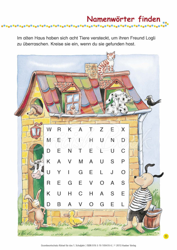 Книга Spielerisch Deutsch lernen Lernstufe 1 Grundwortschatz-Rätsel für das 1. Schuljahr изображение 3