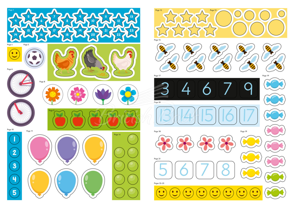 Книга Collins Easy Learning Ready for School: Maths Sticker Book (Ages 4-5) зображення 4