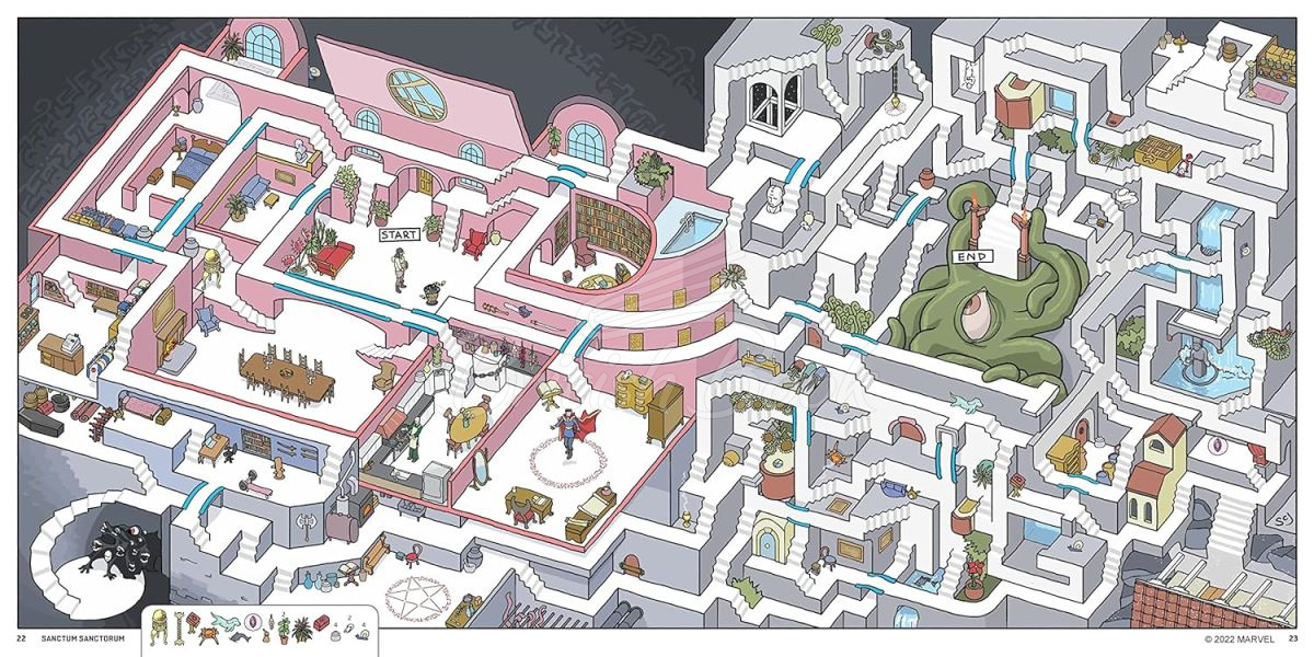 Книга Marvel Mazes изображение 4