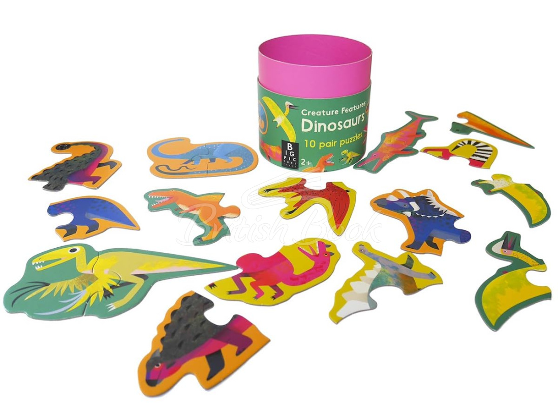 Пазл Creature Features: Dinosaurs (10 Pair Puzzles) зображення 1