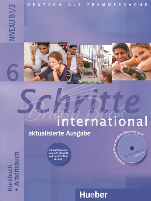 Підручник і робочий зошит Schritte international 6 Kursbuch + Arbeitsbuch mit Audio-CD zum Arbeitsbuch und interaktiven Übungen зображення