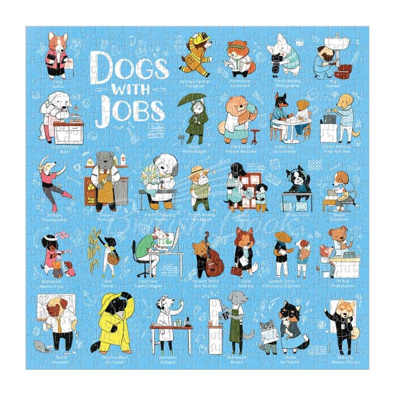 Пазл Dogs with Jobs 500 Piece Puzzle зображення 2