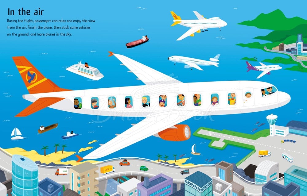 Книга First Sticker Book: Airport зображення 5