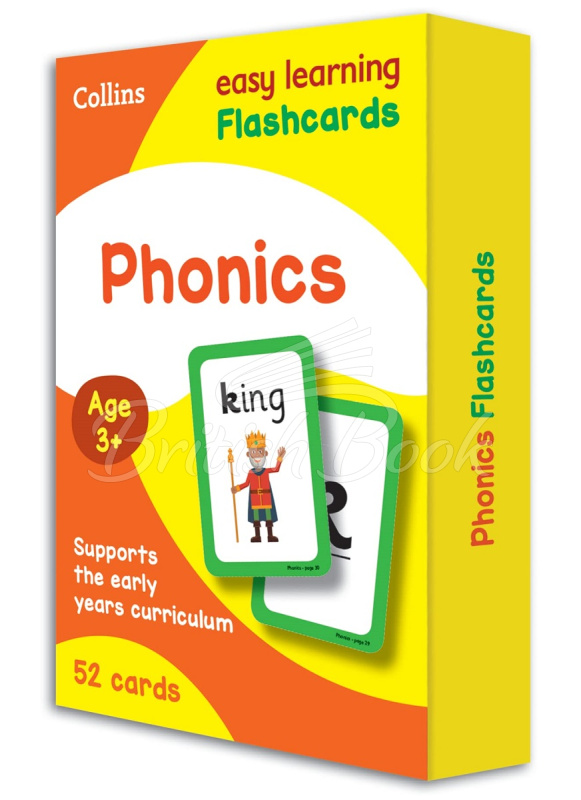 Карточки Collins Easy Learning Preschool: Phonics Flashcards изображение 1
