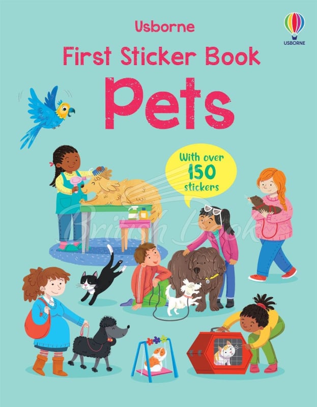 Книга First Sticker Book: Pets изображение