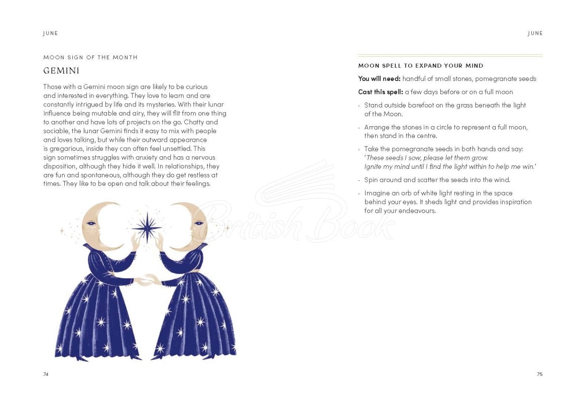Книга The Lunar Year: Moon Magic Through the Seasons зображення 8