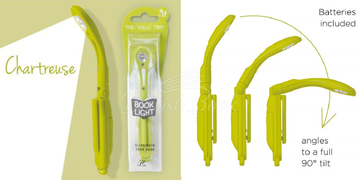 Ліхтарик для книжок The Really Tiny Book Light Chartreuse зображення 1