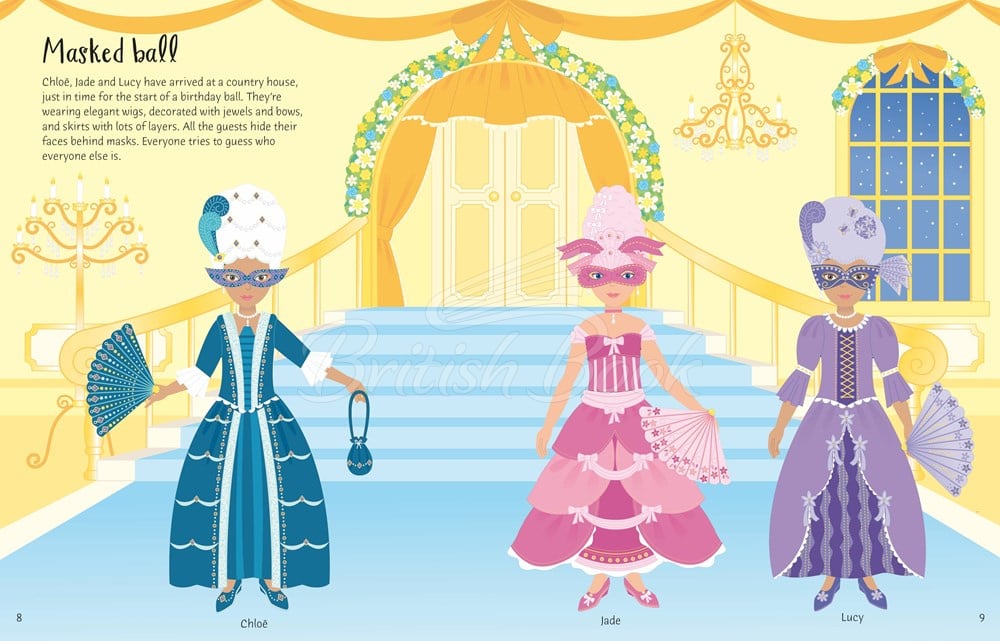 Книга Sticker Dolly Dressing: Fancy Dress зображення 5