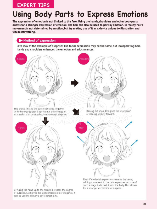 Книга How to Create Manga: Drawing Facial Expressions изображение 11