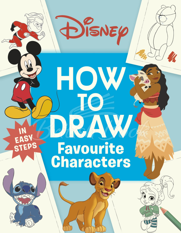 Книга Disney: How to Draw Favourite Characters зображення