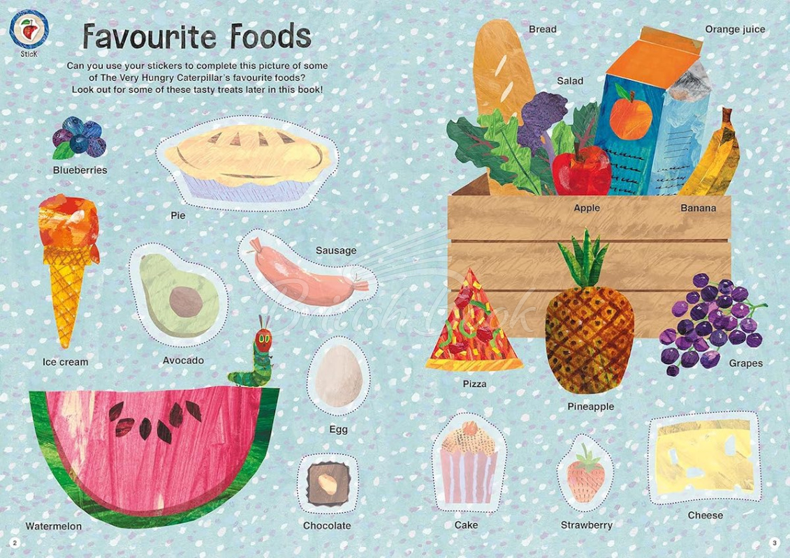 Книга The Very Hungry Caterpillar's Feast Sticker and Colouring Book зображення 1