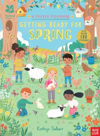 Книга A Sticker Storybook: Getting Ready for Spring изображение